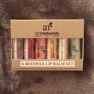 ArtNaturals 6 Beeswax Lip Balm Set